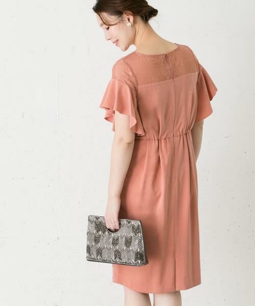 URBAN RESEARCH ROSSO / アーバンリサーチ ロッソ ドレス | デコルテレースフリルドレス∴ | 詳細28