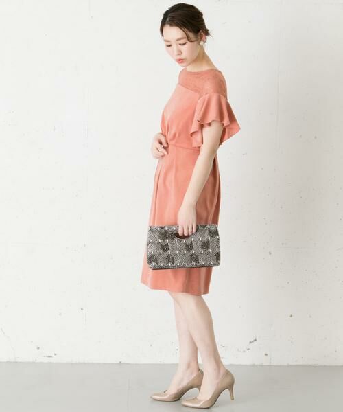 URBAN RESEARCH ROSSO / アーバンリサーチ ロッソ ドレス | デコルテレースフリルドレス∴ | 詳細29