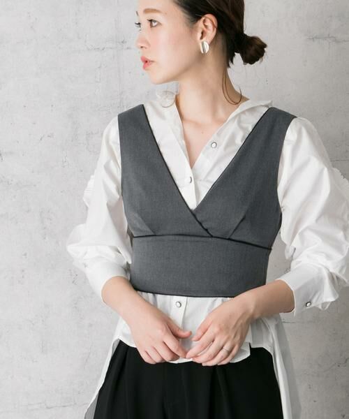 URBAN RESEARCH ROSSO / アーバンリサーチ ロッソ その他トップス | Vネックビスチェ∴ | 詳細11