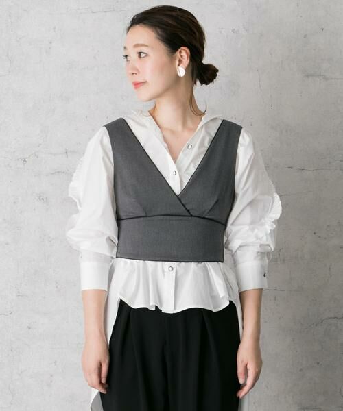 URBAN RESEARCH ROSSO / アーバンリサーチ ロッソ その他トップス | Vネックビスチェ∴ | 詳細16