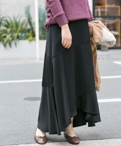 URBAN RESEARCH ROSSO / アーバンリサーチ ロッソ スカート | ヘムフレアマキシスカート∴
