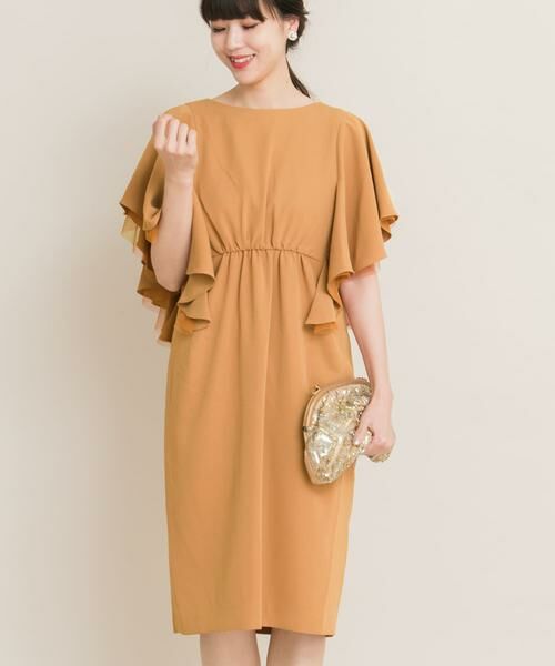 URBAN RESEARCH ROSSO / アーバンリサーチ ロッソ ドレス | フレアースリーブドレス∴ | 詳細1