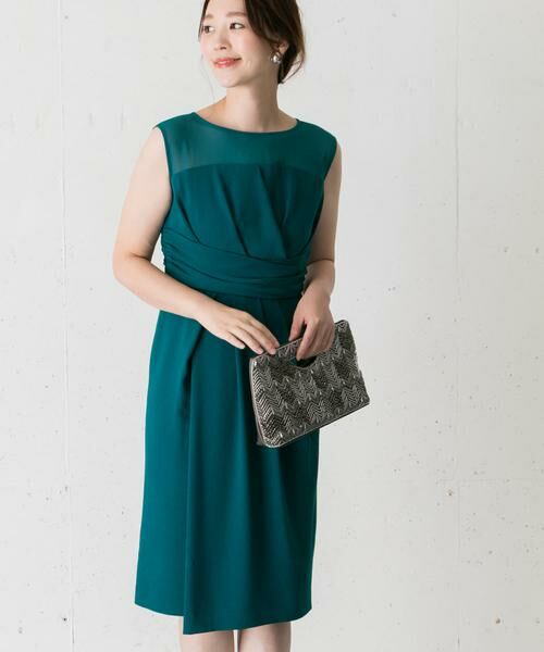 URBAN RESEARCH ROSSO / アーバンリサーチ ロッソ ドレス | ラップシアーヨークドレス∴ | 詳細1