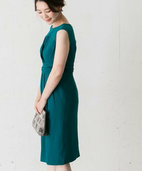 URBAN RESEARCH ROSSO / アーバンリサーチ ロッソ ドレス | ラップシアーヨークドレス∴ | 詳細2