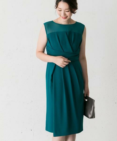 URBAN RESEARCH ROSSO / アーバンリサーチ ロッソ ドレス | ラップシアーヨークドレス∴ | 詳細3