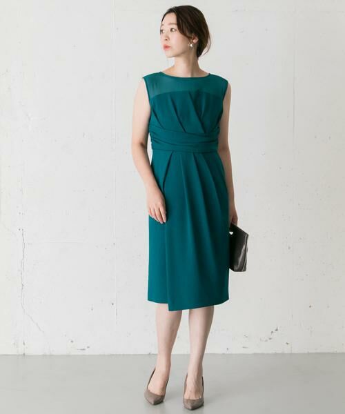 URBAN RESEARCH ROSSO / アーバンリサーチ ロッソ ドレス | ラップシアーヨークドレス∴ | 詳細4