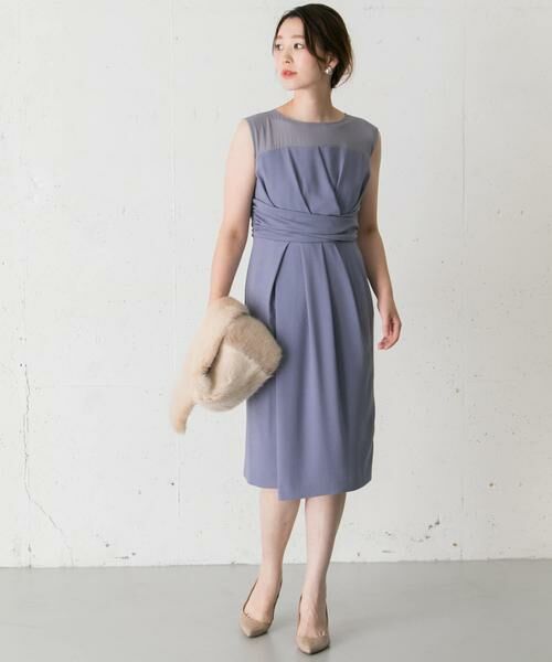 URBAN RESEARCH ROSSO / アーバンリサーチ ロッソ ドレス | ラップシアーヨークドレス∴ | 詳細15