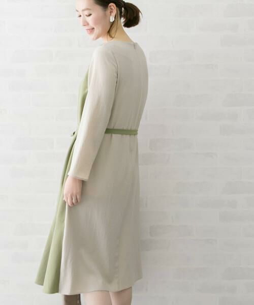 URBAN RESEARCH ROSSO / アーバンリサーチ ロッソ ワンピース | 配色レイヤードワンピース∴ | 詳細2