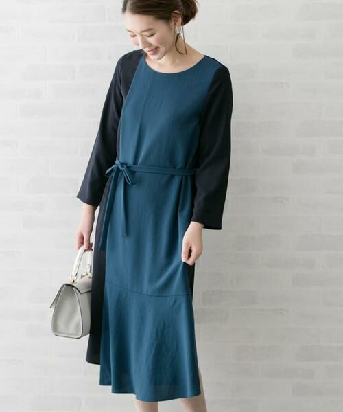 URBAN RESEARCH ROSSO / アーバンリサーチ ロッソ ワンピース | 配色レイヤードワンピース∴ | 詳細12