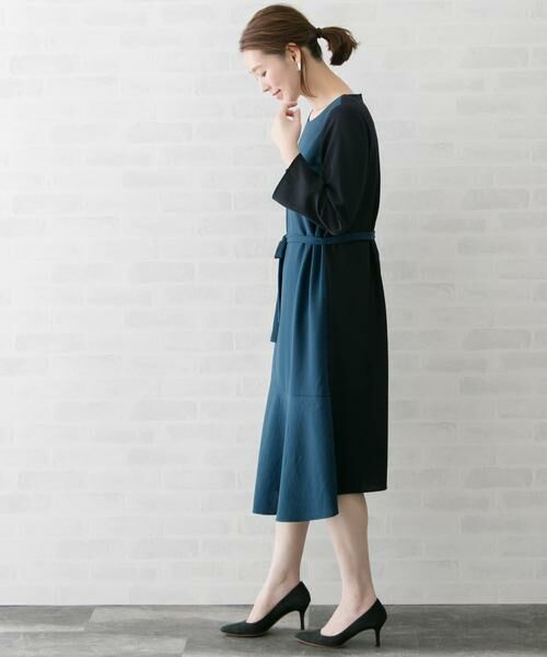 URBAN RESEARCH ROSSO / アーバンリサーチ ロッソ ワンピース | 配色レイヤードワンピース∴ | 詳細15