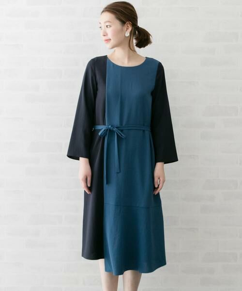 URBAN RESEARCH ROSSO / アーバンリサーチ ロッソ ワンピース | 配色レイヤードワンピース∴ | 詳細16