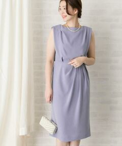 URBAN RESEARCH ROSSO / アーバンリサーチ ロッソ ドレス | バックアシメタックドレープドレス∴