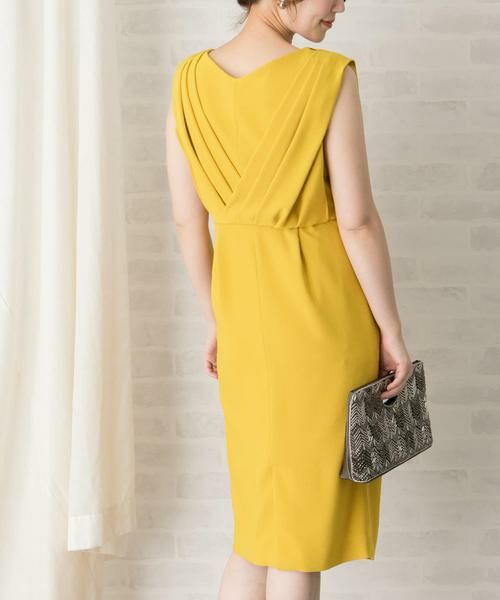 URBAN RESEARCH ROSSO / アーバンリサーチ ロッソ ドレス | バックアシメタックドレープドレス∴ | 詳細2