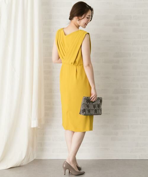 URBAN RESEARCH ROSSO / アーバンリサーチ ロッソ ドレス | バックアシメタックドレープドレス∴ | 詳細5