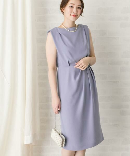 URBAN RESEARCH ROSSO / アーバンリサーチ ロッソ ドレス | バックアシメタックドレープドレス∴ | 詳細21