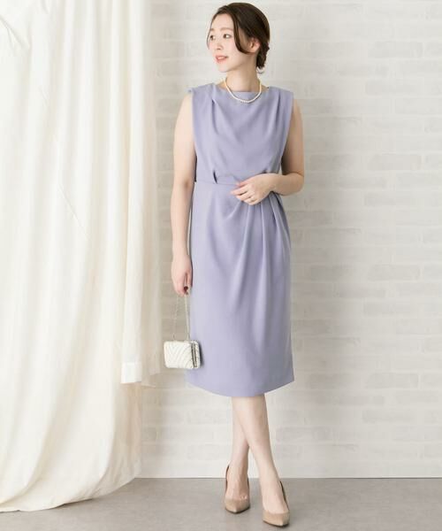 URBAN RESEARCH ROSSO / アーバンリサーチ ロッソ ドレス | バックアシメタックドレープドレス∴ | 詳細23