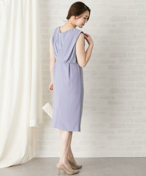 URBAN RESEARCH ROSSO / アーバンリサーチ ロッソ ドレス | バックアシメタックドレープドレス∴ | 詳細25