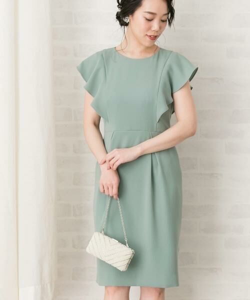 URBAN RESEARCH ROSSO / アーバンリサーチ ロッソ ドレス | コクーンフリルドレス | 詳細1