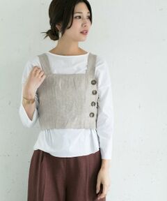 URBAN RESEARCH ROSSO / アーバンリサーチ ロッソ その他トップス | ミックスヘリンボーンビスチェ∴