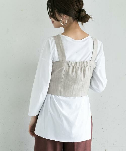 URBAN RESEARCH ROSSO / アーバンリサーチ ロッソ その他トップス | ミックスヘリンボーンビスチェ∴ | 詳細1