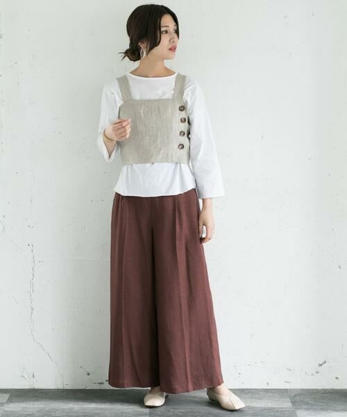 URBAN RESEARCH ROSSO / アーバンリサーチ ロッソ その他トップス | ミックスヘリンボーンビスチェ∴ | 詳細4