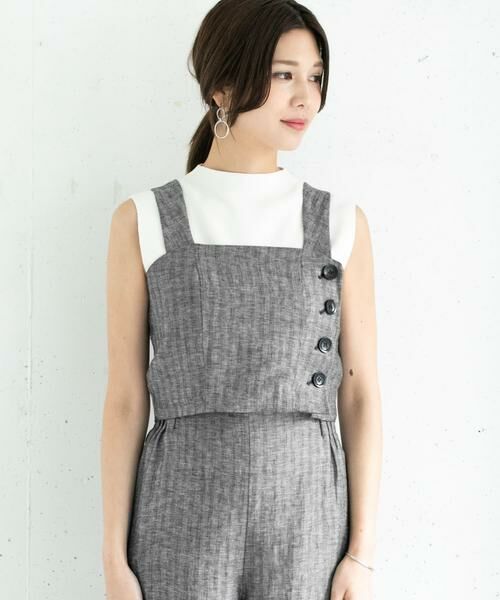 URBAN RESEARCH ROSSO / アーバンリサーチ ロッソ その他トップス | ミックスヘリンボーンビスチェ∴ | 詳細17