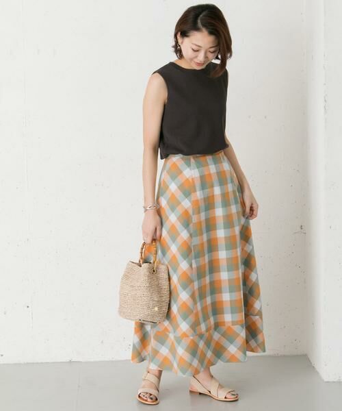 URBAN RESEARCH ROSSO / アーバンリサーチ ロッソ スカート | カラーブロックマキシスカート∴ | 詳細11