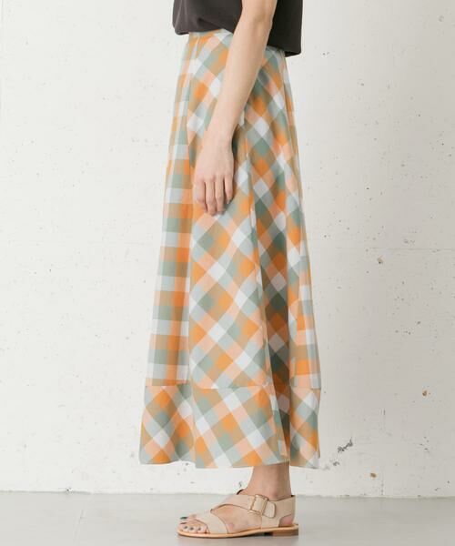 URBAN RESEARCH ROSSO / アーバンリサーチ ロッソ スカート | カラーブロックマキシスカート∴ | 詳細13