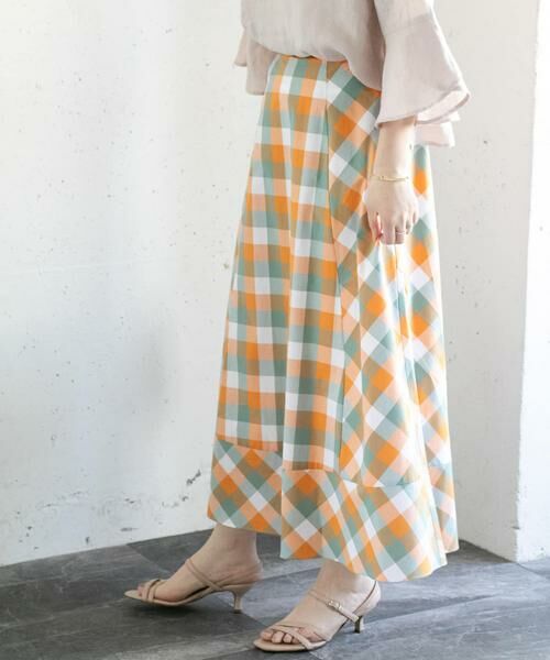 URBAN RESEARCH ROSSO / アーバンリサーチ ロッソ スカート | カラーブロックマキシスカート∴ | 詳細3