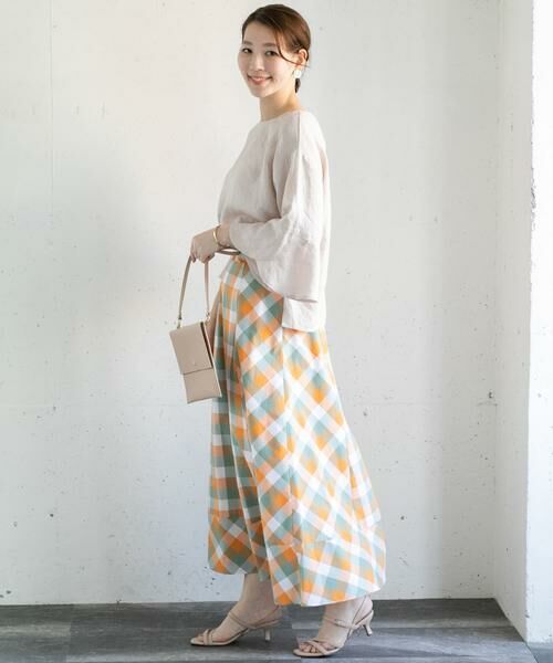 URBAN RESEARCH ROSSO / アーバンリサーチ ロッソ スカート | カラーブロックマキシスカート∴ | 詳細6
