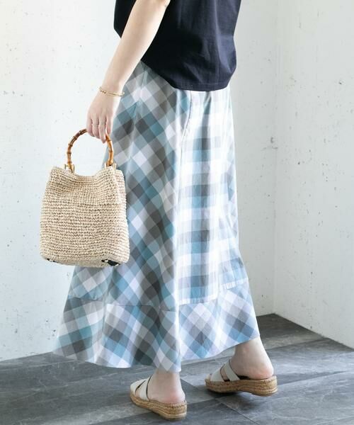 URBAN RESEARCH ROSSO / アーバンリサーチ ロッソ スカート | カラーブロックマキシスカート∴ | 詳細19