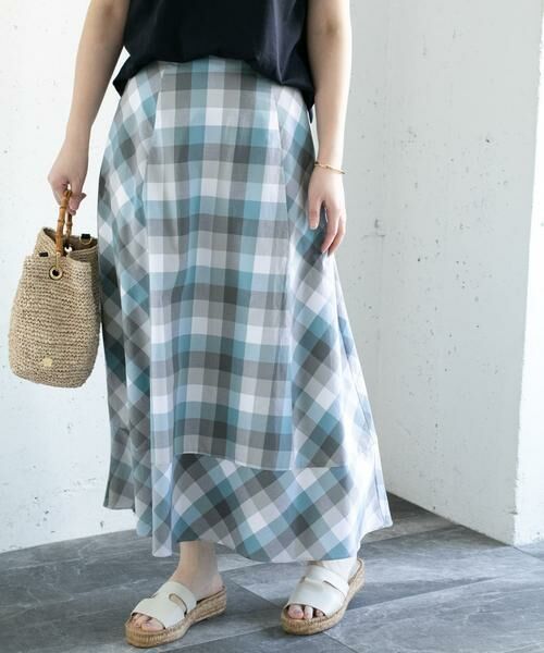 URBAN RESEARCH ROSSO / アーバンリサーチ ロッソ スカート | カラーブロックマキシスカート∴ | 詳細21