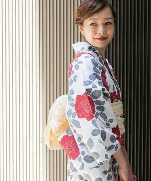 URBAN RESEARCH ROSSO / アーバンリサーチ ロッソ 着物・浴衣・小物類 | 綿麻ゆかた 薔薇 | 詳細4