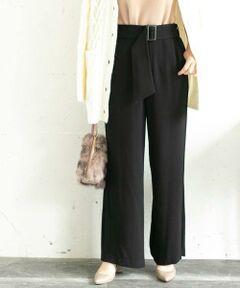 URBAN RESEARCH ROSSO / アーバンリサーチ ロッソ その他パンツ | ベルト付きセミワイドパンツ∴