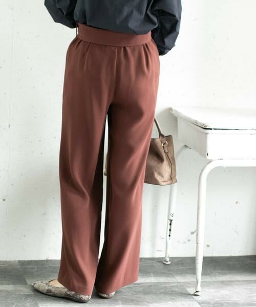 URBAN RESEARCH ROSSO / アーバンリサーチ ロッソ その他パンツ | ベルト付きセミワイドパンツ∴ | 詳細4