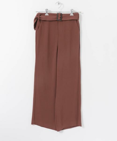 URBAN RESEARCH ROSSO / アーバンリサーチ ロッソ その他パンツ | ベルト付きセミワイドパンツ∴ | 詳細8