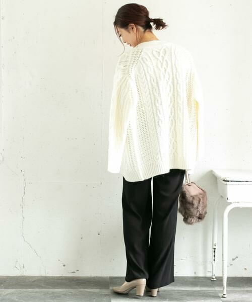 URBAN RESEARCH ROSSO / アーバンリサーチ ロッソ その他パンツ | ベルト付きセミワイドパンツ∴ | 詳細15