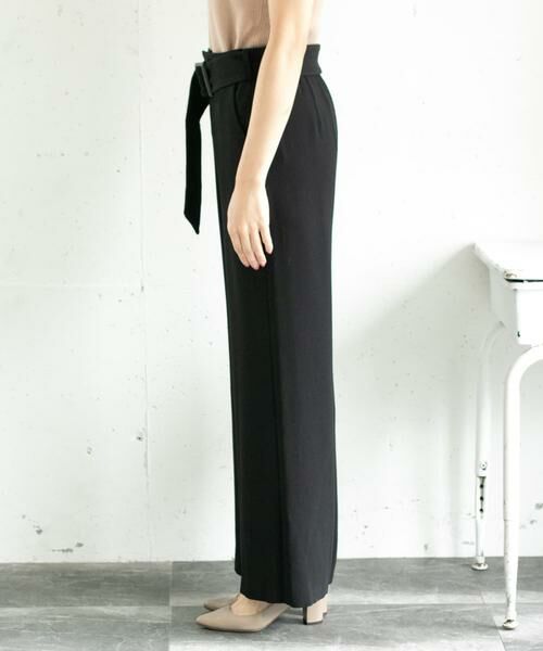 URBAN RESEARCH ROSSO / アーバンリサーチ ロッソ その他パンツ | ベルト付きセミワイドパンツ∴ | 詳細17