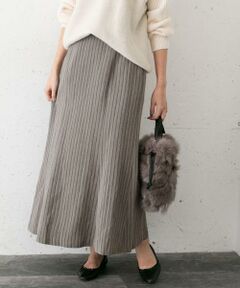 URBAN RESEARCH ROSSO / アーバンリサーチ ロッソ スカート | ウールリネンヘリンボンスカート∴