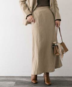 URBAN RESEARCH ROSSO / アーバンリサーチ ロッソ スカート | ウールリネンヘリンボンスカート∴