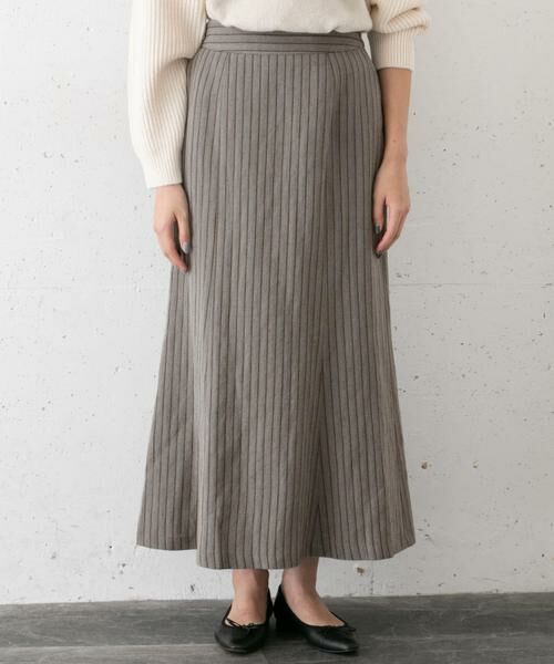 URBAN RESEARCH ROSSO / アーバンリサーチ ロッソ スカート | ウールリネンヘリンボンスカート∴ | 詳細5