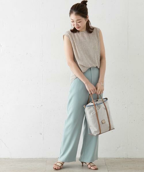 URBAN RESEARCH ROSSO / アーバンリサーチ ロッソ その他パンツ | 『スタイリスト川上さやか×ROSSO』ベルト付きパンツ∴ | 詳細3