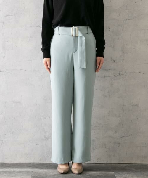 URBAN RESEARCH ROSSO / アーバンリサーチ ロッソ その他パンツ | 『スタイリスト川上さやか×ROSSO』ベルト付きパンツ∴ | 詳細6