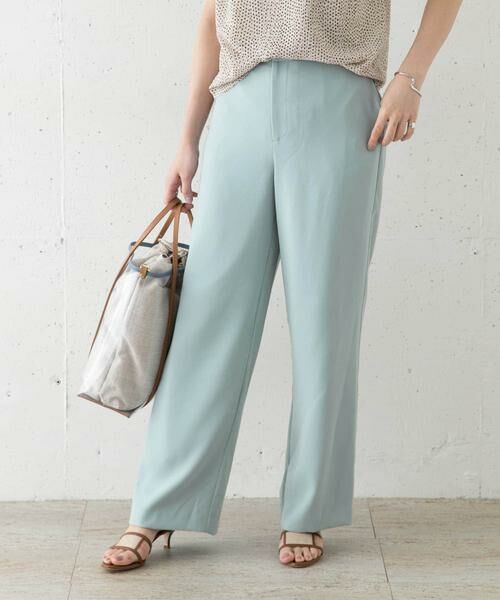 URBAN RESEARCH ROSSO / アーバンリサーチ ロッソ その他パンツ | 『スタイリスト川上さやか×ROSSO』ベルト付きパンツ∴(ブルー系その他)