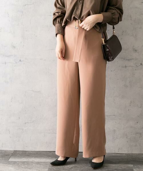 URBAN RESEARCH ROSSO / アーバンリサーチ ロッソ その他パンツ | 『スタイリスト川上さやか×ROSSO』ベルト付きパンツ∴ | 詳細15