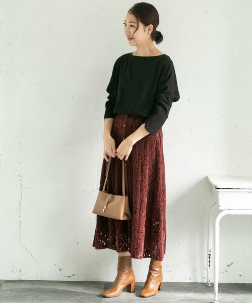 URBAN RESEARCH ROSSO / アーバンリサーチ ロッソ スカート | フラワーレースモールスカート∴ | 詳細2