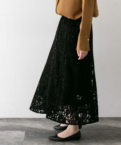 URBAN RESEARCH ROSSO / アーバンリサーチ ロッソ スカート | フラワーレースモールスカート∴ | 詳細12