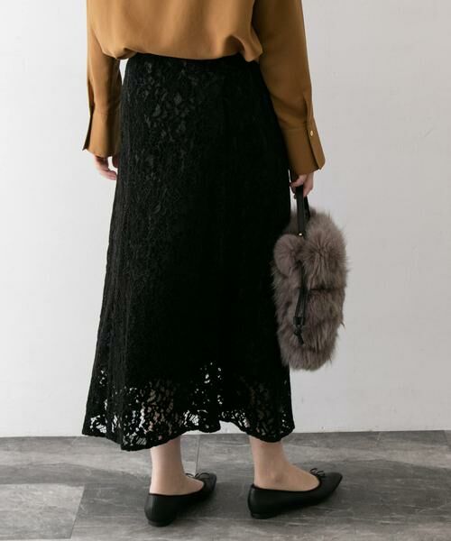 URBAN RESEARCH ROSSO / アーバンリサーチ ロッソ スカート | フラワーレースモールスカート∴ | 詳細13