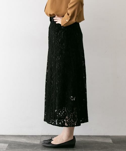 URBAN RESEARCH ROSSO / アーバンリサーチ ロッソ スカート | フラワーレースモールスカート∴ | 詳細16