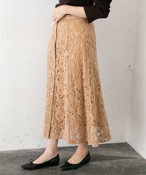 URBAN RESEARCH ROSSO / アーバンリサーチ ロッソ スカート | フラワーレースモールスカート∴ | 詳細24